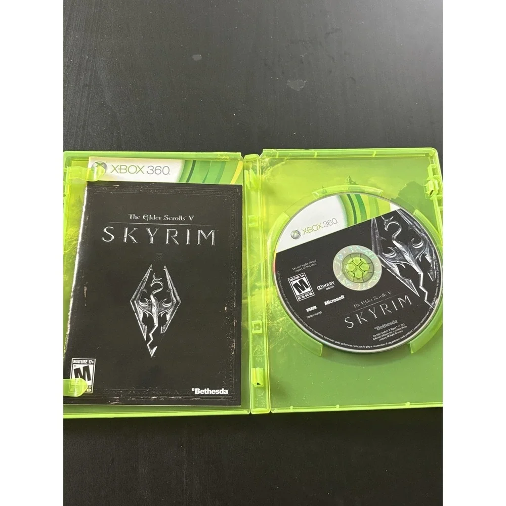 The Elder Scrolls V: Skyrim (Microsoft Xbox 360, 2011) Tested and Working